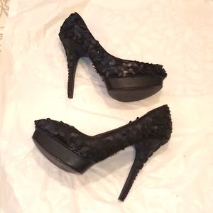 Rachel high heels black 7.5 women